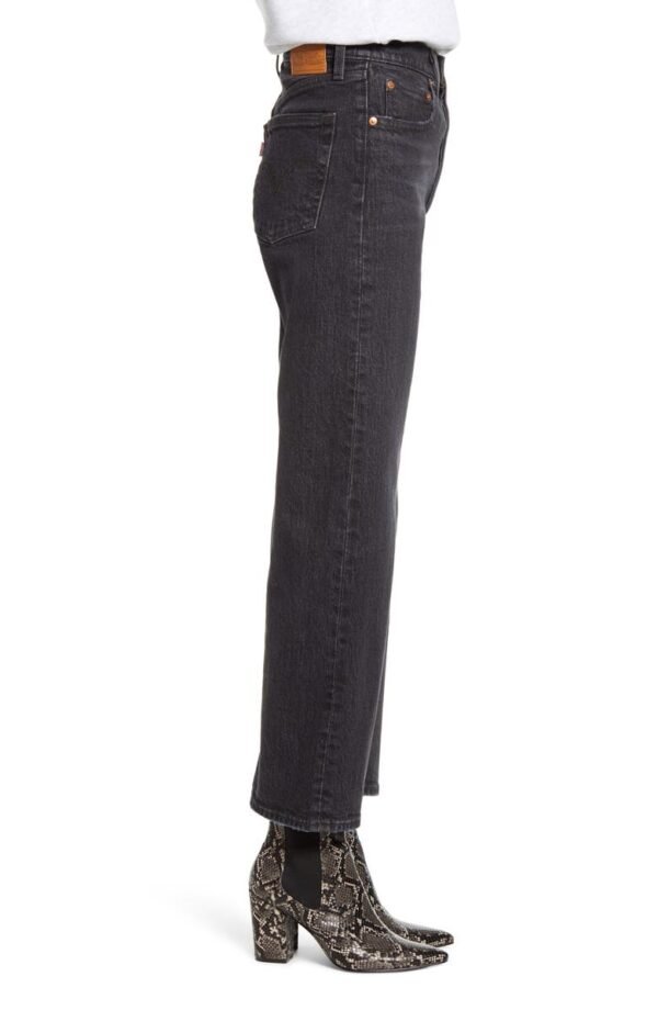 Ribcage High Waist Ankle Straight Leg Jeans - Image 4