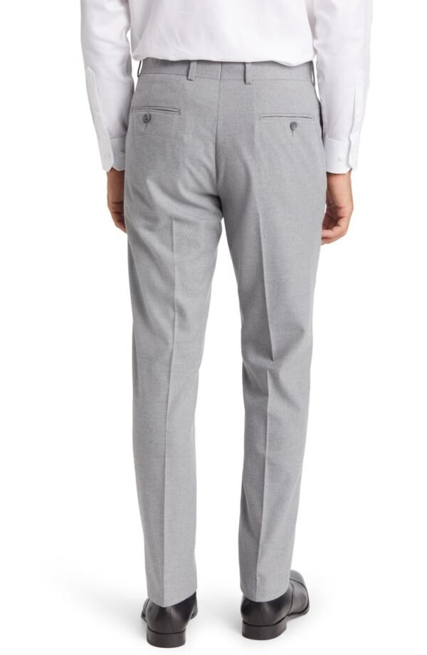 Nordstrom - Flannel Trim Fit Trousers - Image 8