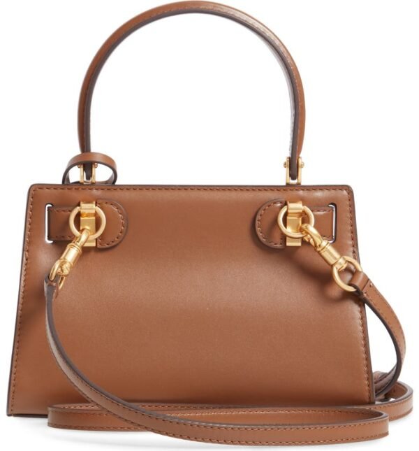 TORY BURCH - Mini Lee Radziwill Leather Bag - Image 3