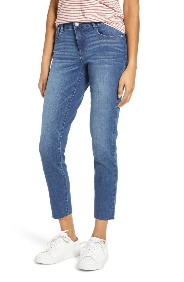 Wit & Wisdom - 'Ab'Solution Raw Hem Ankle Skinny Jeans