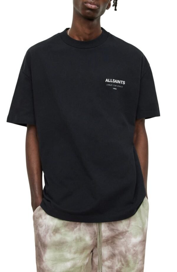 AllSaints - Underground Oversize Graphic Tee - Image 15