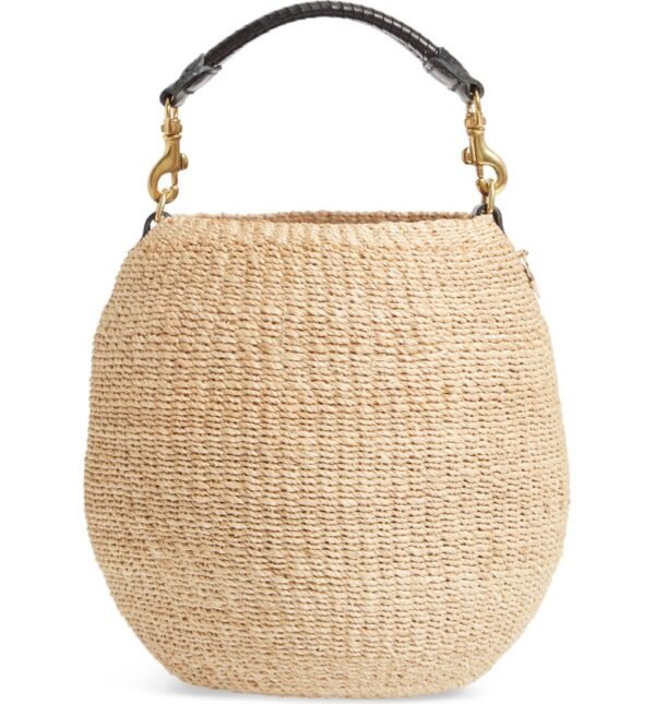 Clare V. - Pot de Miel Top Handle Straw Basket Bag
