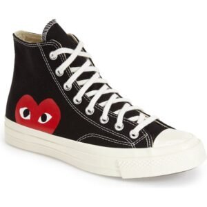 Comme des Garçons PLAY – x Converse Chuck Taylor® Hidden Heart High Top Sneaker (Unisex)