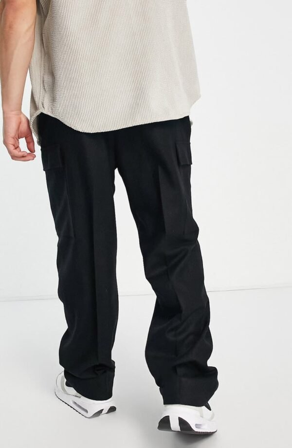 Topman - Wide Leg Cargo Pants - Image 3