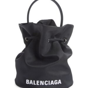 Balenciaga - Extra Small Wheel Logo Bucket Bag (GROUP BUY)