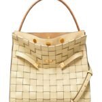 Tory Burch – Lee Radziwill Woven Leather Double Bag