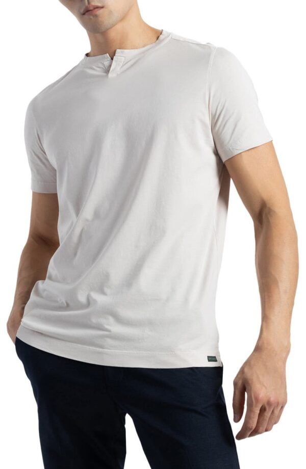 SOFT CLOTH - Malibu Notch Crewneck T-Shirt - Image 3