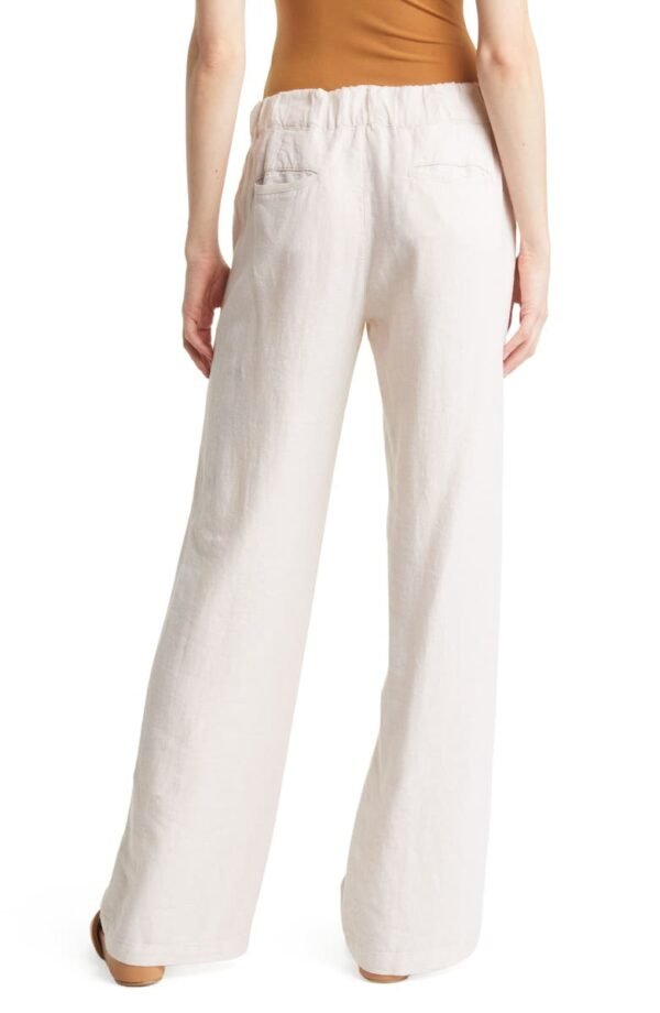 Caslon® - Stripe Linen Blend Pants - Image 4
