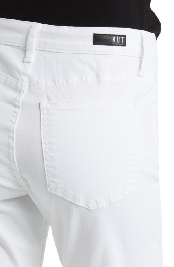 KUT from the Kloth - Rachael Fab Ab High Waist Raw Hem Mom Jeans - Image 6