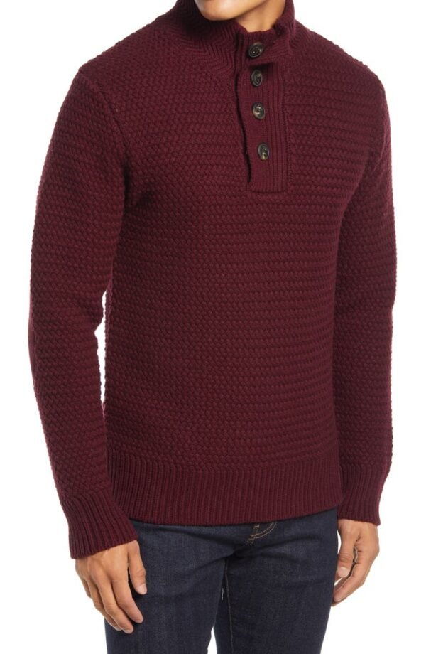 Schott NYC - Military Henley Sweater - Image 3