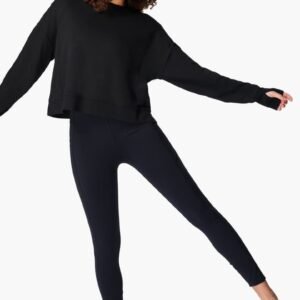 After Class Cotton Blend Crop Sweatshirt
