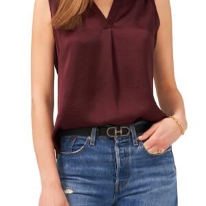 Vince Camuto – Rumpled Satin Blouse