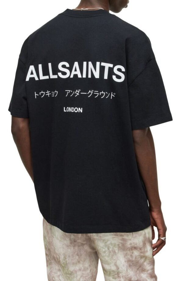 AllSaints - Underground Oversize Graphic Tee - Image 14