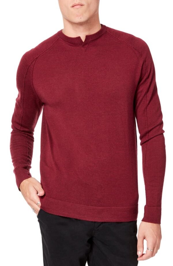 Good Man Brand - MVP Slim Fit Notch Neck Wool Sweater - Image 30
