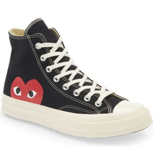 Comme des Garçons PLAY - x Converse Chuck Taylor® Hidden Heart High Top Sneaker (Men)