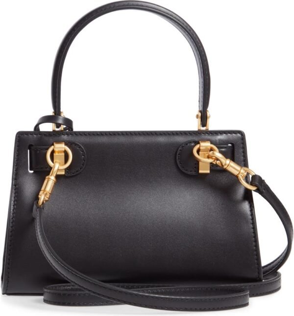 TORY BURCH - Mini Lee Radziwill Leather Bag - Image 7
