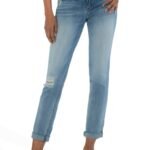 KUT from the Kloth – Rachel Ab Fab High Waist Straight Leg Jeans