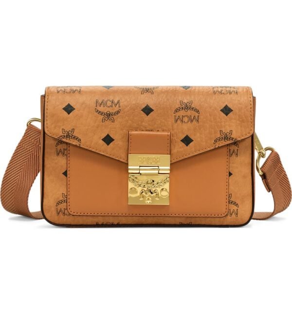 MCM - Small Millie Visetos Water Resistant Leather Crossbody Bag - Image 4