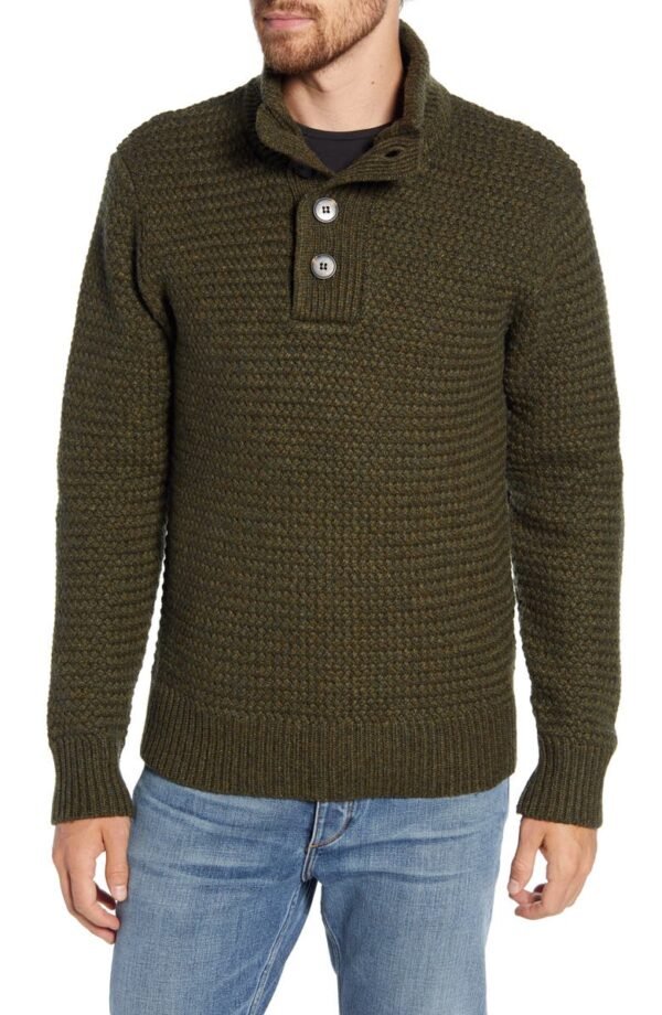 Schott NYC - Military Henley Sweater - Image 7