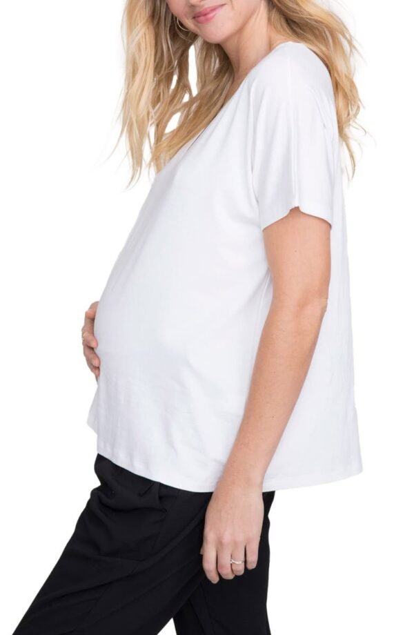 HATCH - The Perfect Vee Maternity T-Shirt - Image 4