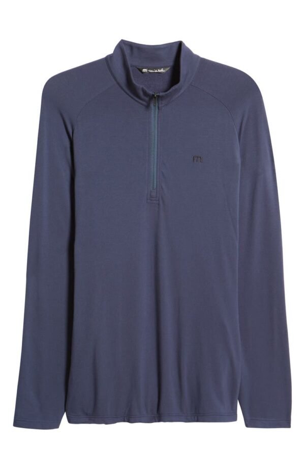 TravisMathew - Men's Networking Quarter Zip Fleece Pullover - Image 7