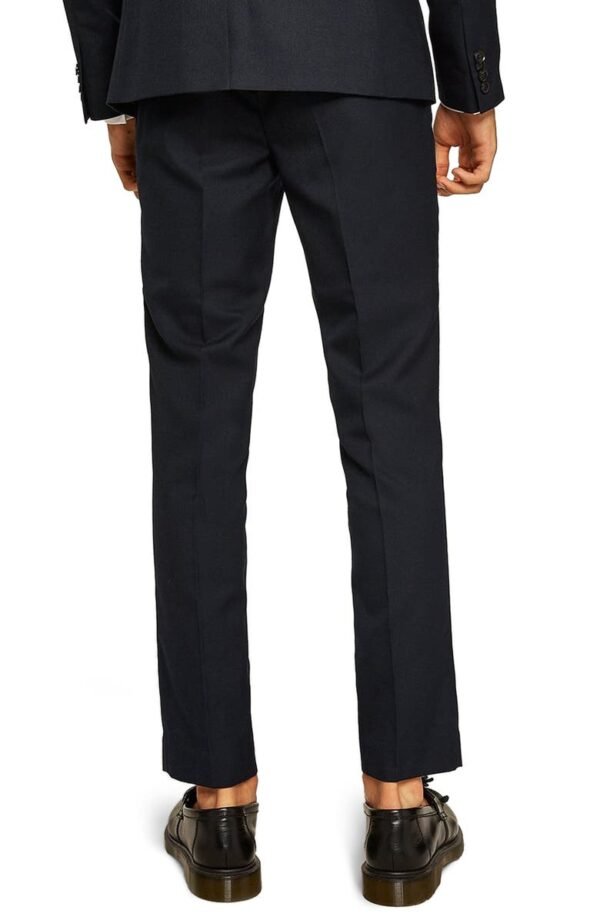 Topman - Skinny Fit Textured Dress Pants - Image 5