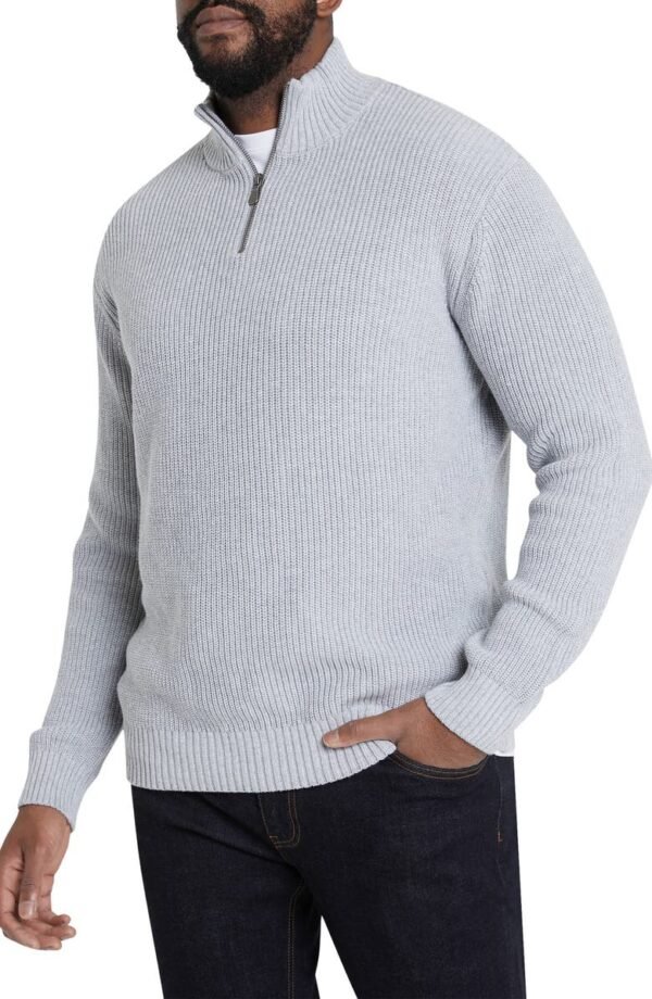 Johnny Bigg - Bentley Half Zip Cotton Sweater - Image 2