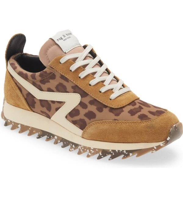 rag & bone - Retro Runner Leopard Print Sneaker
