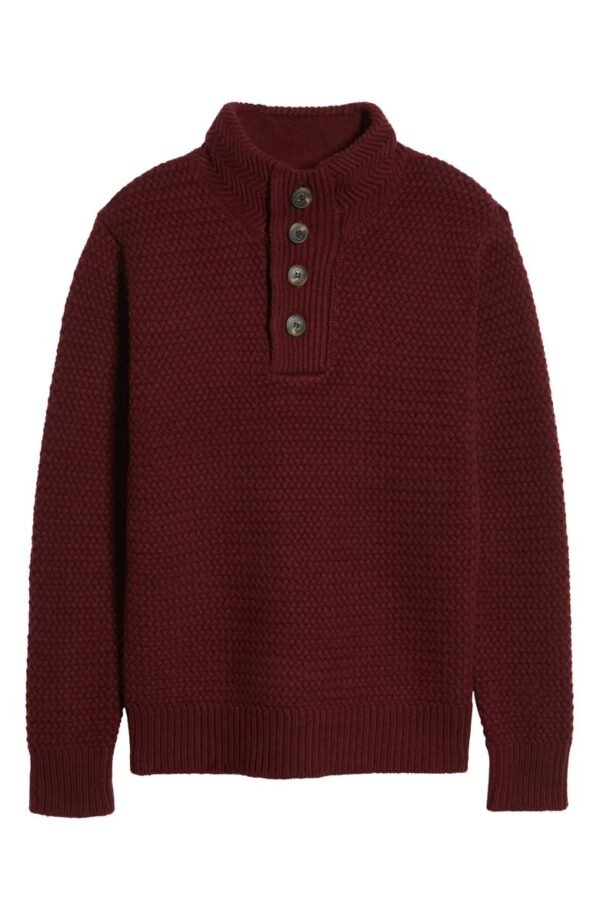 Schott NYC - Military Henley Sweater - Image 4