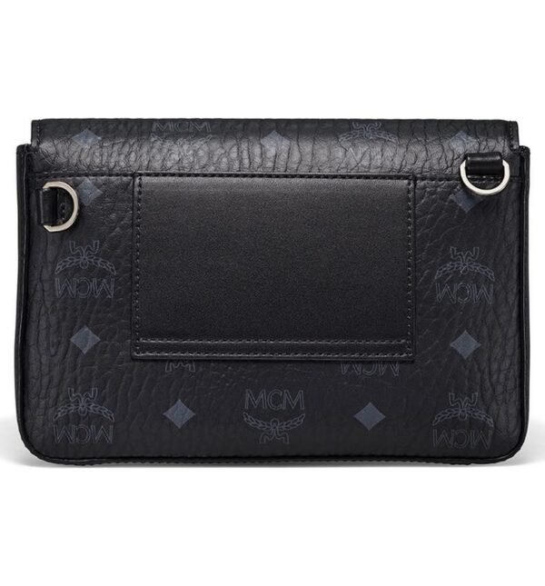 MCM - Small Millie Visetos Water Resistant Leather Crossbody Bag - Image 10