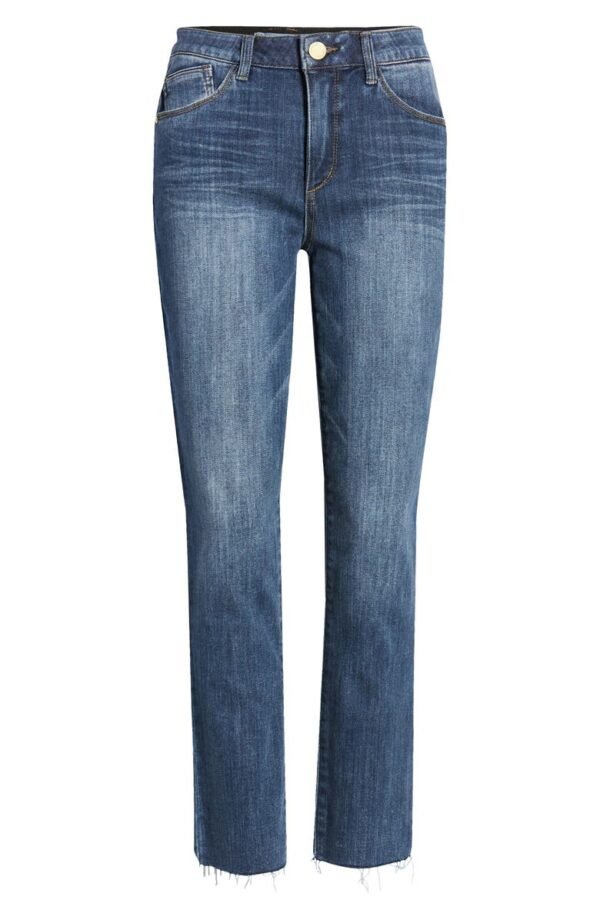 Wit & Wisdom - 'Ab'Solution High Waist Raw Hem Skinny Crop Jeans - Image 2