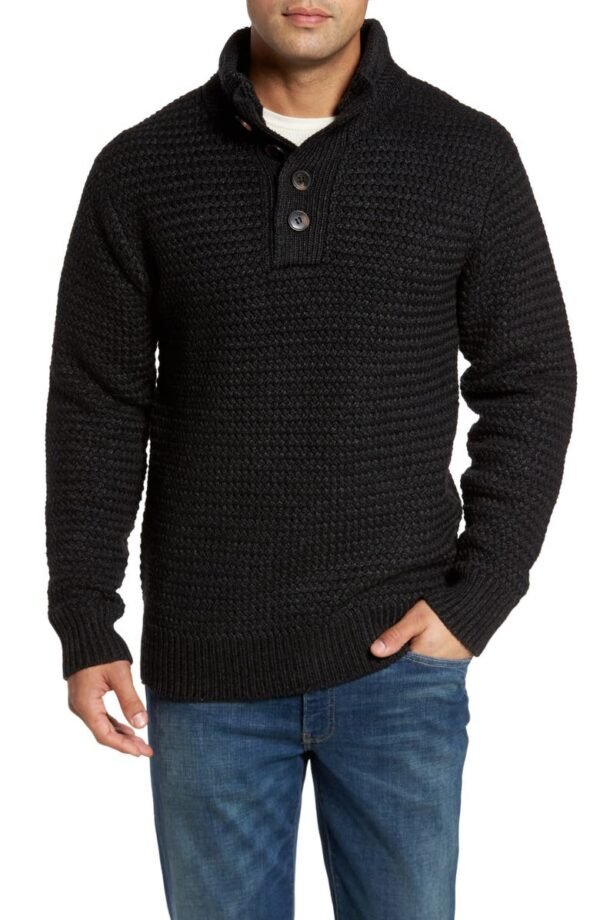 Schott NYC - Military Henley Sweater