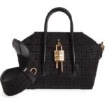 Givenchy – Mini Antigona Lock Embroidered Canvas Satchel
