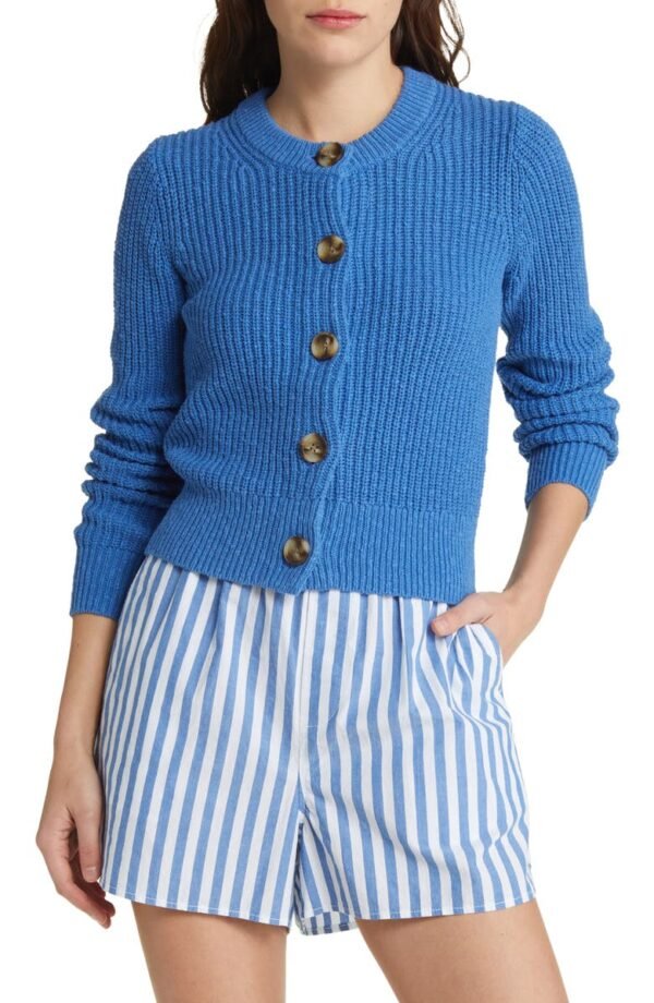 Madewell - Textural Knit Cardigan Sweater