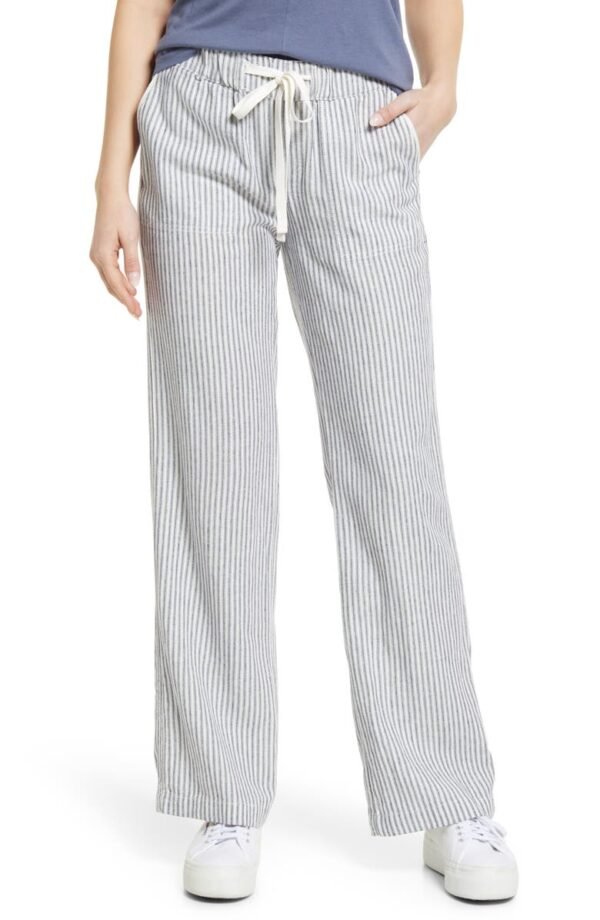 Caslon® - Stripe Linen Blend Pants - Image 11