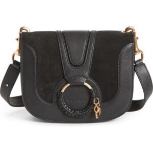 See by Chloé – Hana Suede & Leather Shoulder Bag