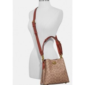 COACH – Willow Signature Coated Canvas Shoulder Bag