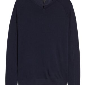 Good Man Brand – MVP Slim Fit Notch Neck Wool Sweater