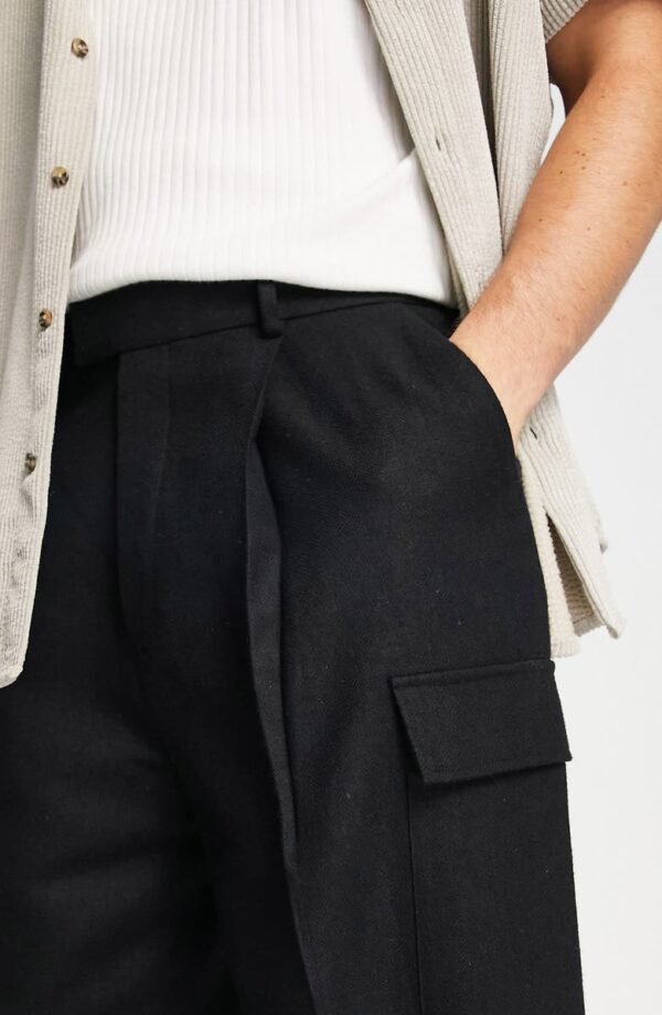 Topman - Wide Leg Cargo Pants - Image 2