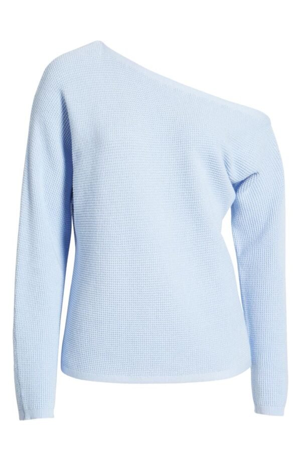 Treasure & Bond - One-Shoulder Thermal Knit Sweater - Image 4