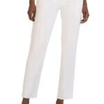 KUT from the Kloth – Rachael Fab Ab High Waist Raw Hem Mom Jeans