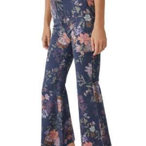 Free People – Youthquake Printed Crop Flare Jeans