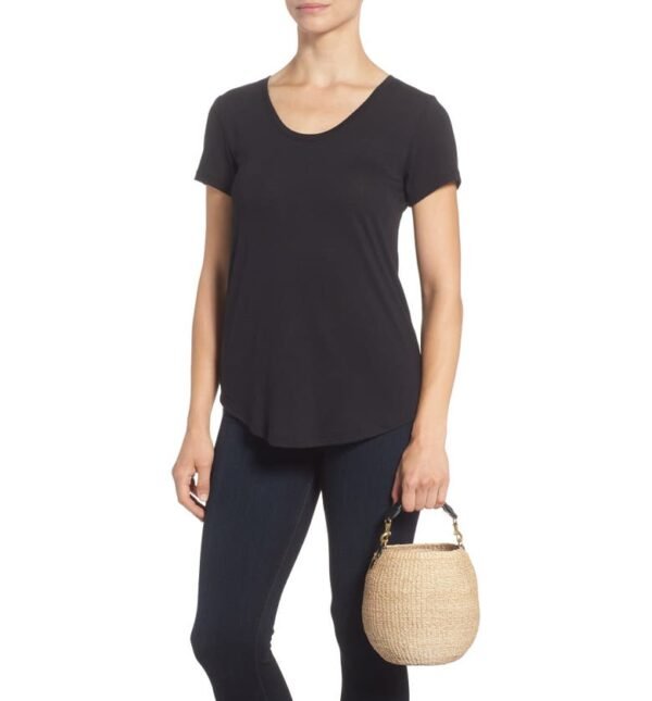 Clare V. - Pot de Miel Top Handle Straw Basket Bag - Image 2
