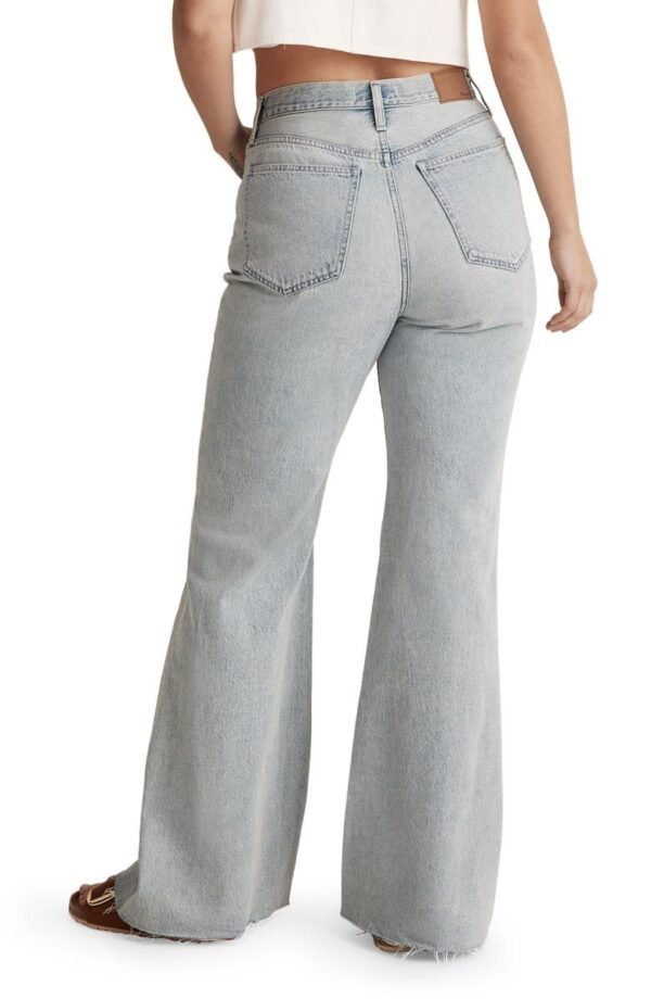 Madewell - Ripped High Waist Baggy Flare Jeans - Image 5
