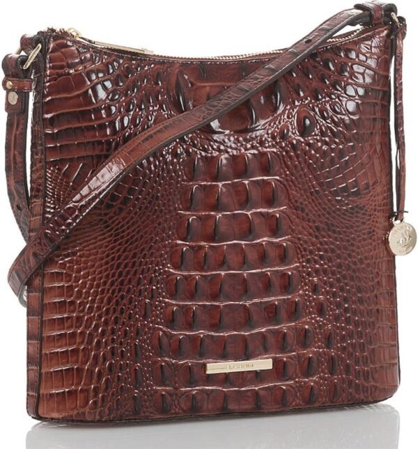Brahmin - Katie Croc Embossed Leather Crossbody Bag - Image 2