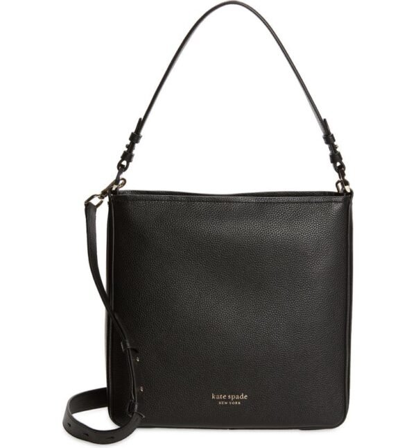 kate spade new york - hudson pebble leather large hobo bag - Image 10