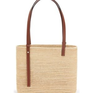 Loewe – x Paula’s Ibiza Small Raffia Square Bag