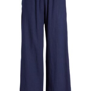 Caslon® – Wide Leg Pull-On Linen Blend Pants