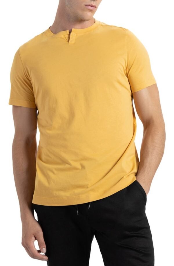 SOFT CLOTH - Malibu Notch Crewneck T-Shirt - Image 14