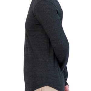 Goodlife – Tri-Blend Long Sleeve Scallop Crew T-Shirt